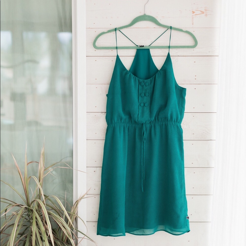 Roxy teal dress